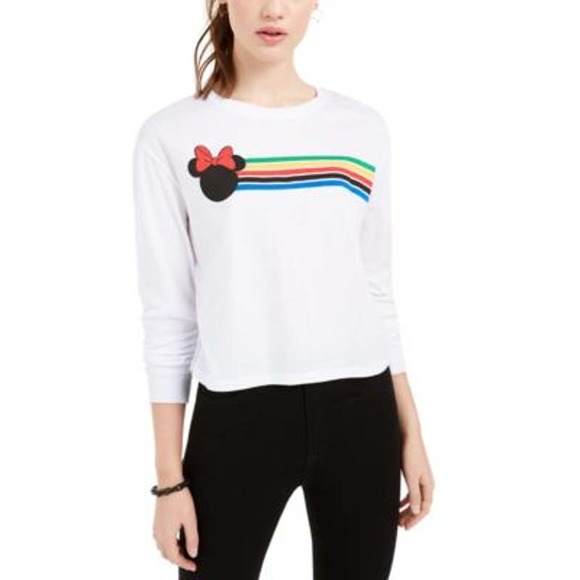 Disney Minnie Mouse Rainbow Stripe Pride Long - Picture 5 of 5